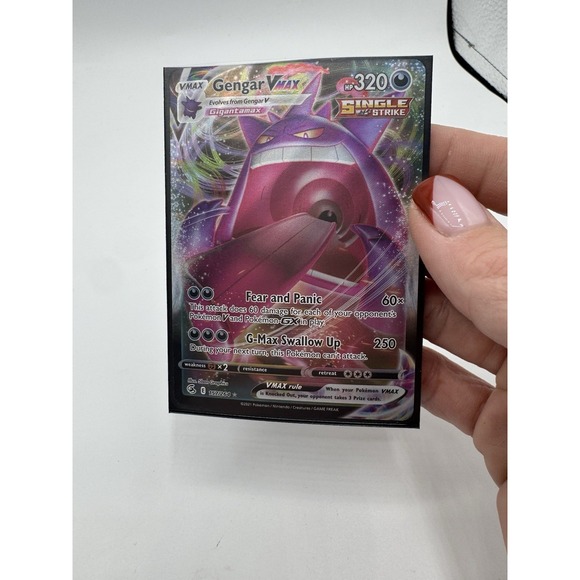 Pokemon Card - Gengar VMAX Fusion Strike 157/264 Ultra Rare - Picture 4 of 10